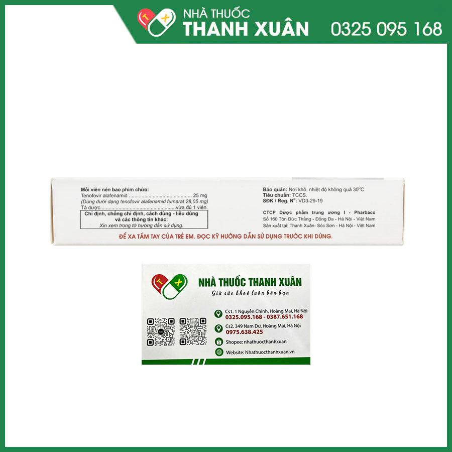 Pharcavir thuốc điều trị viêm gan B mạn tính ở người lớn và thanh thiếu niên
